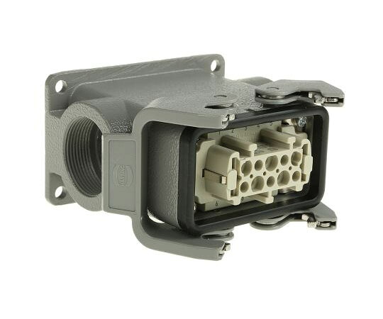 Harting ヘビーデューティパワーコネクタ コネクタキット メス 10極 16A 500 V 09330102701+19300100272 販売単位：1個 14,671円