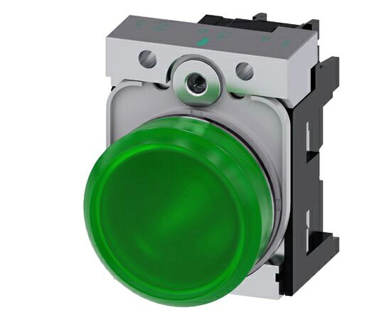 Siemens パイロットランプ 表示灯 LED灯 SIRIUS ACTシリーズ 金属 緑 金属 3SU1156-6AA40-1AA0 販売単位：1個