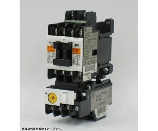 富士電機 標準尺度形電磁開閉器 SW-0 ｼﾕｶｲﾛAC200V 0.2KW ｺｲﾙAC200V 1A 売りわたすユニット：1個