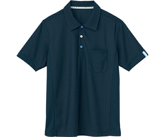 カーシーカシマ HEARTGREEN スポーツシャツ SIDE MESH POLO ブルーベリー L HM2289 売りわたすユニット：1枚