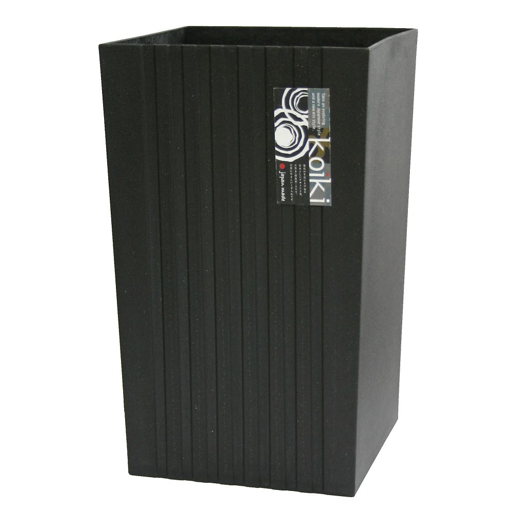 八幡化成 コイキモダン 角型 大 10L 黒いこと 1容れもの(18個入)  売りわたすユニット：1容れもの(18個入)