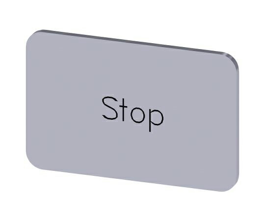 Siemens 凡例プレート 1袋(10個入) 3SU1900-0AD81-0DS0 販売単位:1袋(10個入)