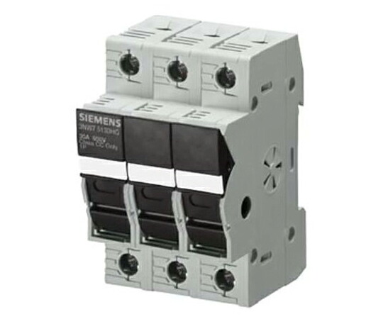 Siemens レール取り付けヒューズホルダ 30A 600V ac 1袋（4個入） 3NW7533-0HG 販売単位：1袋(4個入)