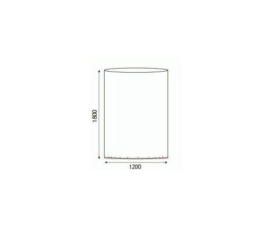 HIDAX フレコンバック 内袋 0.05×1200×1800Hmm 底部シール加工（受注生産）1セット（20枚入） 販売単位：1セット(20枚入)