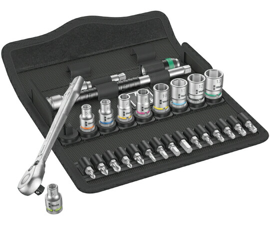 Wera 差込角1/4SQ ソケットレンチセット28点入 004018 販売単位：1セット(28点入) 21,440円