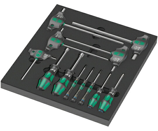 Wera 9713 ウレタン入り HEXドライバーセット 12本 150104 販売単位：1セット(12点入)