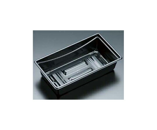 リスパック 弁当容器 かさね 3 B 黒 1ケース（50個×12セット入） RHHJ321 販売単位：1ケース(50個×12セット入)