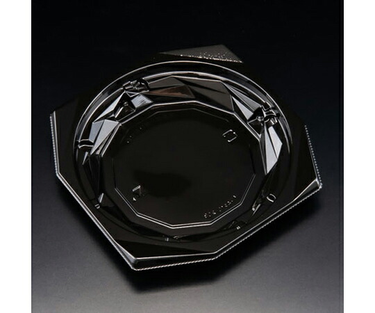 リスパック 透明カップ バイオ キラカク 15-25B 黒 1ケース（50個×18セット入） PBPV332 販売単位：1ケース(50個×18セット入)