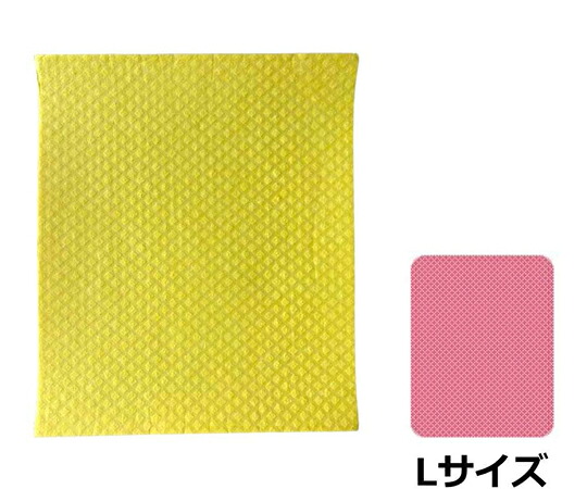 KALLE 海綿質はりつけ台 ＦＲＧ製 L 約500枚 黄  売りわたすユニット：1箱(500枚入)