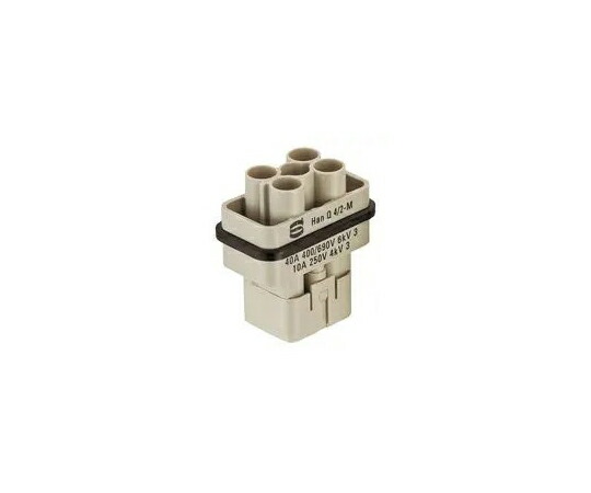 Harting ヘビー デューティー インサート プラグ 4+2SIG 6MM2 09120063041 販売単位:1個
