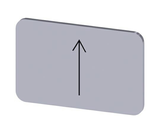 Siemens 凡例プレート 1袋（10個入） 3SU1900-0AD81-0QS0 販売単位：1袋(10個入)