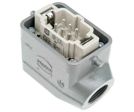 Harting ヘビーデューティパワーコネクタ コネクタキット 牡 6極 16A 500 V 09330062601+19300061540 売りわたすユニット：1個