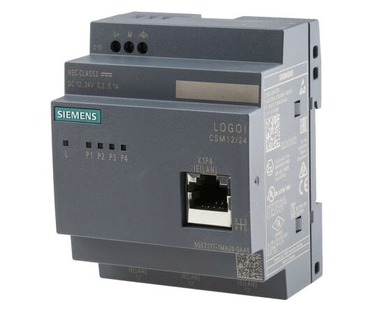 Siemens スイッチモジュール ディスプレイ付き 12 → 24 V dc LOGO！ 8 6GK7177-1MA20-0AA0 販売単位：1個 32,678円