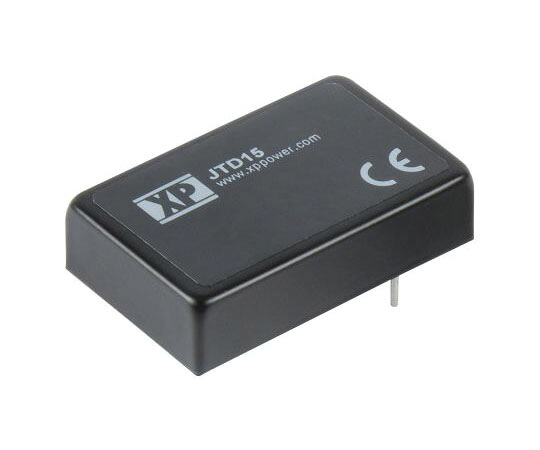 XP　Power 絶縁DC-DCコンバータ Vout：±15V dc 18 → 75 V dc, 15W 48 V dc 1セット（10個入） JTD1548D15 販売単位：1セット(10個入)