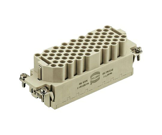 Harting Harting ヘビーデューティコネクタ Han EEE HMC シリーズ メス 64極 16A 500 V 24 B 09322643101 販売単位:1個