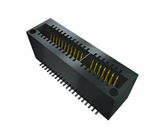 Samtec MEC1 1mmピッチ 10極 2列 SMT メス カードエッジコネクタ 1セット（59個入） MEC1-105-02-S-D-A 販売単位：1セット(59個入)