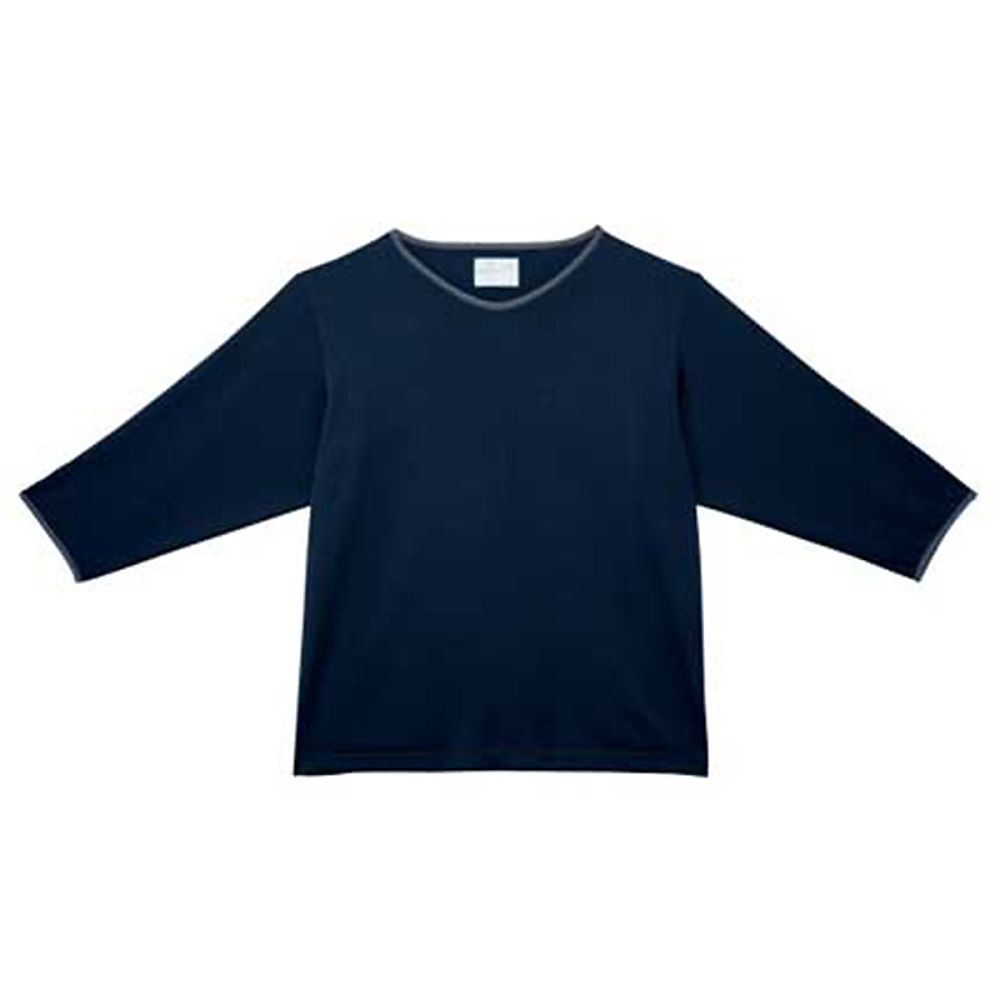 KIRAKU（トンボ） メンズ検診用シャツ ネイビー BL（身丈74cm） CR847-88 BL 販売単位：1枚