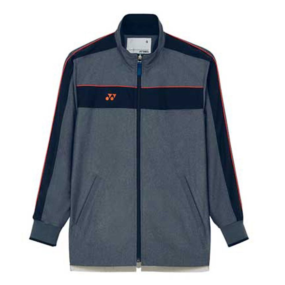 YONEX（トンボ） 防風上衣 グレーモク×オレンジ色 4L（身の丈77珊） CY104-59 4L 売りわたすユニット：1枚