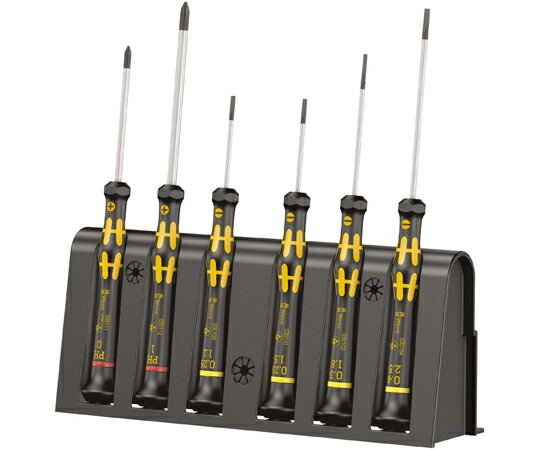 Wera ESD静電気放電打つ手 細やか用１番ウッド書き割り 6本組 030170 売りわたすユニット：1書き割り(6点入)