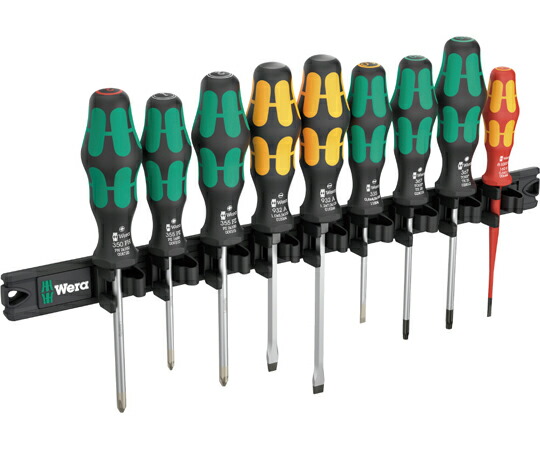 Wera クラフトフォームドライバーセット 9本組 磁石軌跡付 051012 売りわたすユニット：1書き割り(9点入)