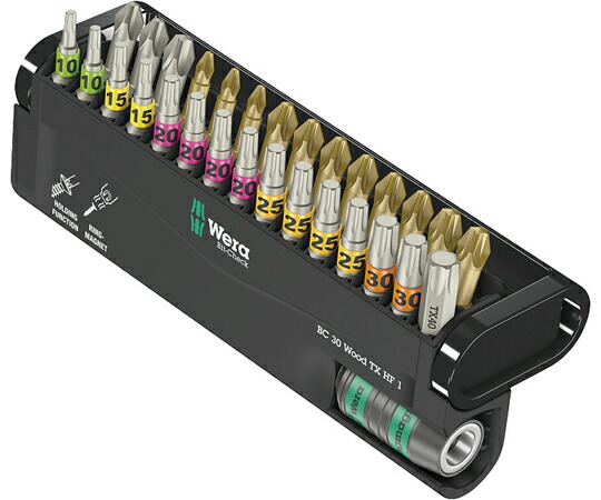 Wera ビット書き割り 30本組 057436 売りわたすユニット：1書き割り(30点入)