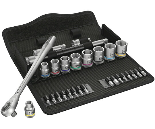 Wera 差込角3/8SQ ソケットレンチセット 29点入 004050 販売単位:1セット(29点入)