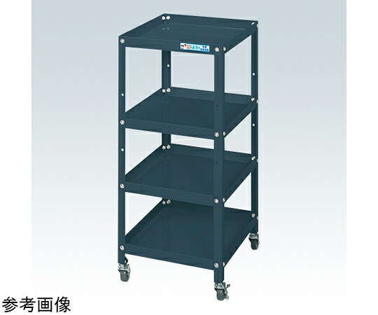 店内全品ポイント5倍★要エントリー★サカエ スペシャルワゴン（軽量/ナイロンウレタン車/4段タイプ/W350&times;D420&times;H810 ダークグレー） SR-34814NUD 1個｜Shop de clinic店