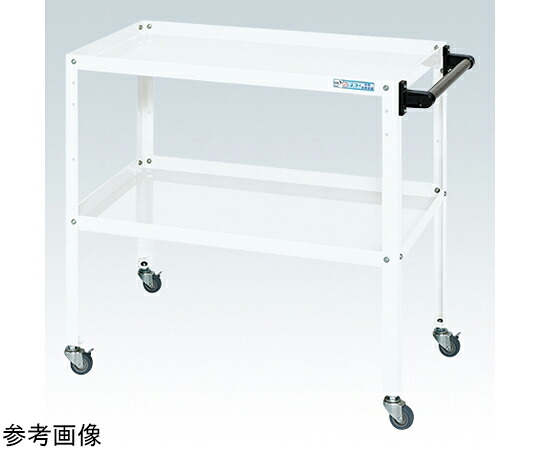 店内全品ポイント5倍★要エントリー★サカエ スペシャルワゴン（ナイロンウレタン車/2段タイプ/取手付/W600&times;D400&times;H740 ホワイト） SR-60742TNUW 1個｜Shop de clinic店