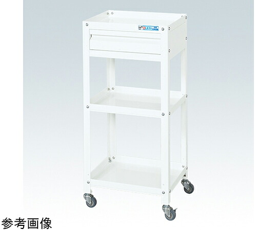 店内全品ポイント5倍★要エントリー★サカエ スペシャルワゴン(軽量/エラストマー車/引出し1段付/W350×D420×H880 ホワイト) SR-34883AEW 1個|Shop de clinic店