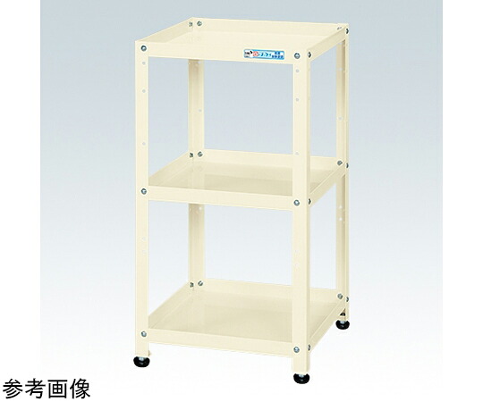 店内全品ポイント5倍★要エントリー★サカエ スペシャルワゴン（3段/固定タイプ）W540&times;D450&times;H770 アイボリー SN-54773I 1個｜Shop de clinic店