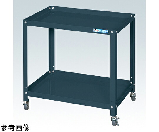 店内全品ポイント5倍★要エントリー★サカエ スペシャルワゴン（軽量/エラストマー車/2段タイプ/W350&times;D420&times;H600 ダークグレー） SR-34602ED 1個｜Shop de clinic店