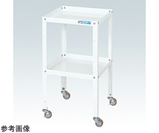 店内全品ポイント5倍★要エントリー★サカエ スペシャルワゴン（軽量/ナイロンウレタン車/2段タイプ/W750&times;D500&times;H740 ホワイト） SR-75742NUW 1個｜Shop de clinic店 18,374円