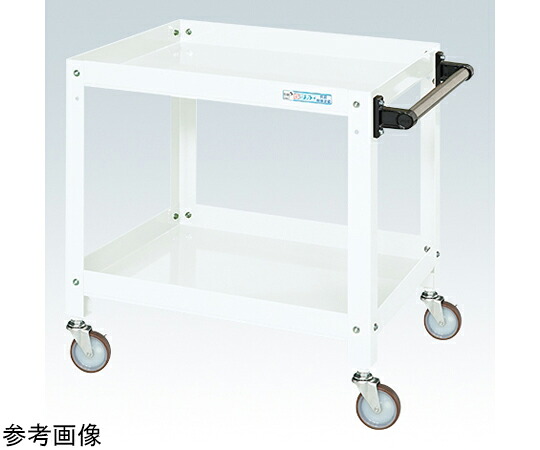 店内全品ポイント5倍★要エントリー★サカエ スペシャルワゴン（重量/ナイロンウレタン車/2段タイプ）W600&times;D450&times;H600 ホワイト SRJ-64602NUW 1個｜Shop de clinic店 23,569円