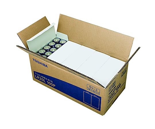 店内全品ポイント5倍★要エントリー★東芝 アルカリ乾電池 単一 1パック(100本入) LR20L 100P 1パック(100本入)|Shop de clinic店