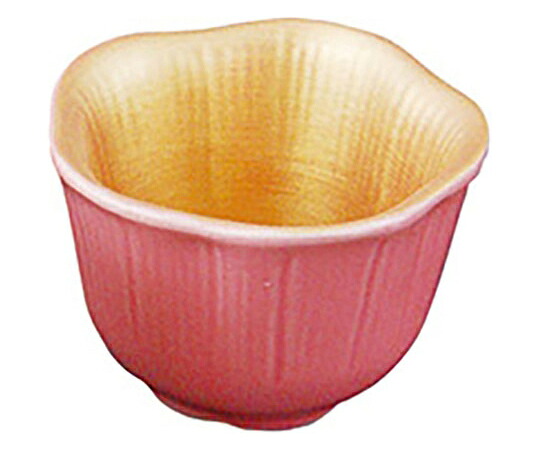 店内全品ポイント5倍★要エントリー★ヤマコー 用美 業務用 内金彩花型小付 桃 1箱(10個入) yamaco26918X10 1箱(10個入)|Shop de clinic店