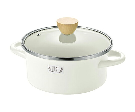店内全品ポイント5倍★要エントリー★シルキーライフ ホーロー両手鍋 1箱（5個入） SLH-002X5 1箱(5個入)｜Shop de clinic店
