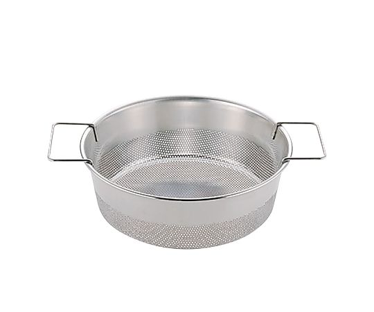 店内全品ポイント5倍★要エントリー★三宝産業（YUKIWA） 18-8パンチング丸フライヤー 穴径φ1.5mm 28cm 1個｜Shop de clinic店