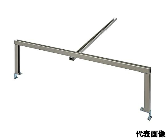 店内全品ポイント5倍★要エントリー★トラスコ中山 軽中量・中量ボルトレス棚用通路間ダクトレール取付フレームセット 1200 連結 M-LIG-1200B 1セット｜Shop de clinic店