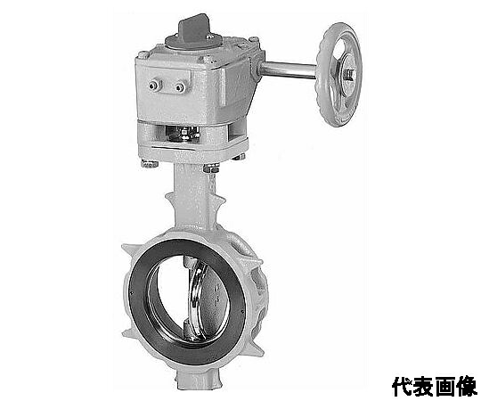 店内全品ポイント5倍★要エントリー★巴バルブ バタ弁【SCS13A・SCS13A・RPTFE/ギア式・1.0MPa】 304YA-2USCSRPTFE_200A 1個|Shop de clinic店