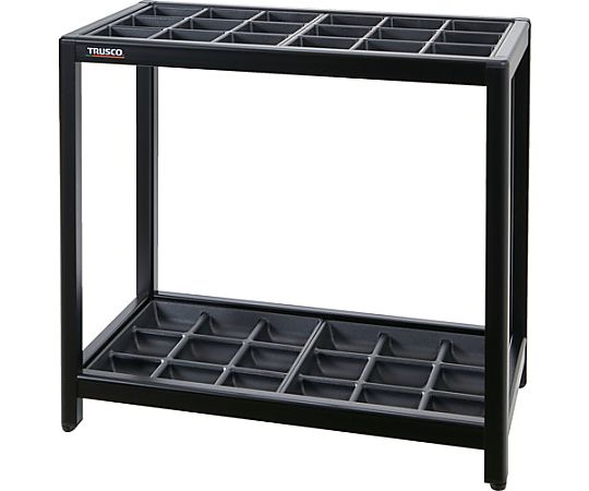 店内全品ポイント5倍★要エントリー★トラスコ中山 アルミ傘立て 18本立 ブラック TAK-18-BLK 1台｜Shop de clinic店