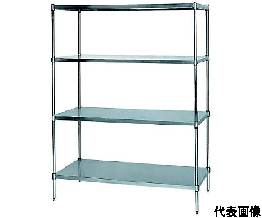 店内全品ポイント5倍★要エントリー★タニコー ソリッドエレファントシェルフ 1059×460×H1930 4段 NS-TES-19-4610 1個|Shop de clinic店