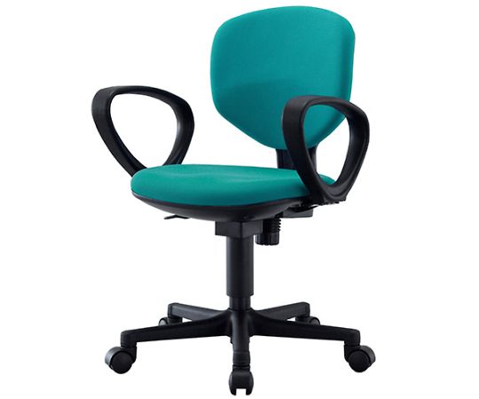 店内全品ポイント5倍★要エントリー★アイリスチトセ 事務イス BIT-EX43L1-F グリーン 肘付 1台|Shop de clinic店