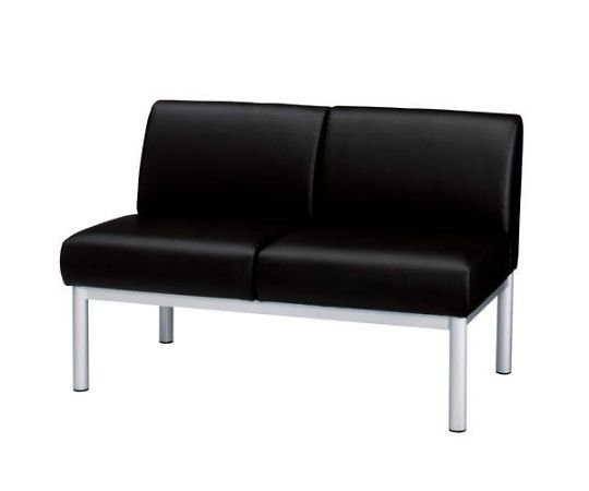 店内全品ポイント5倍★要エントリー★ジョインテックス 応接チェア D40LV-SF BK ブラック 2人掛け 1台｜Shop de clinic店