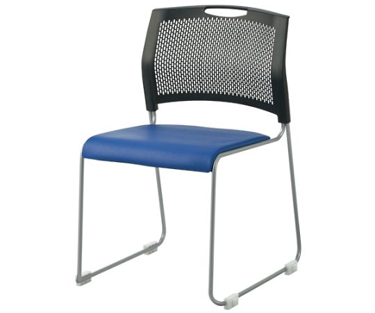 店内全品ポイント5倍★要エントリー★ジョインテックス 会議イス FRS-10L IB インディゴブルー 1台｜Shop de clinic店