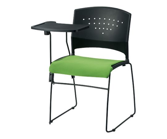 店内全品ポイント5倍★要エントリー★ジョインテックス 会議イス GK-CM10R GR グリーン メモ台付 1台｜Shop de clinic店