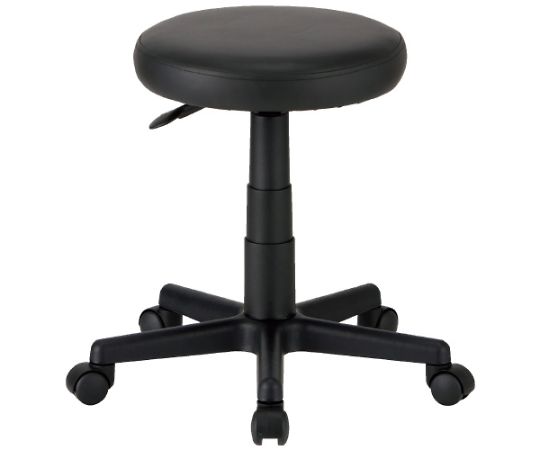 店内全品ポイント5倍★要エントリー★ジョインテックス 丸イス C903J PVC BK ブラック 1台|Shop de clinic店