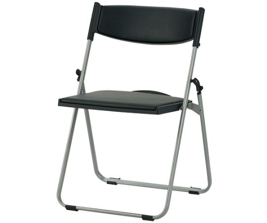 店内全品ポイント5倍★要エントリー★藤沢工業 折畳イス NFA-750 BK 背座パッド付ブラック 1台｜Shop de clinic店