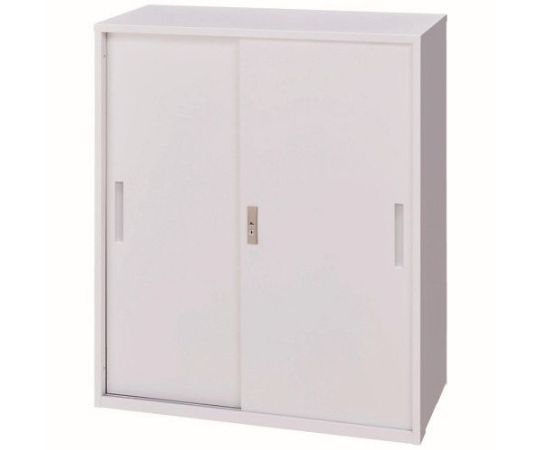 店内全品ポイント5倍★要エントリー★藤沢工業 折りたたみ式スチール引違書庫 YLCN-SD105W 1台|Shop de clinic店