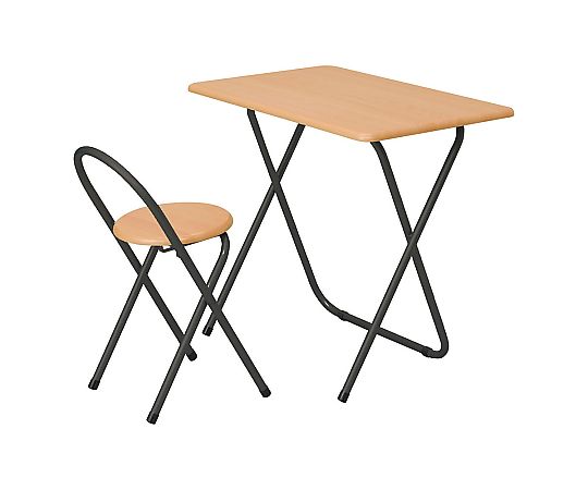 店内全品ポイント5倍★要エントリー★ナカバヤシ 折りたたみデスク＆チェアオーク ブラック FDD-101KMBK 1台｜Shop de clinic店