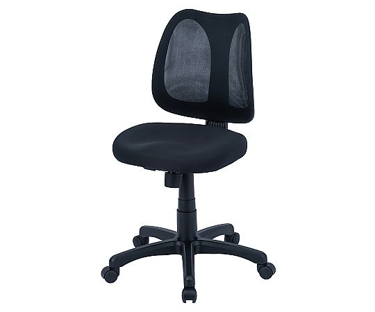 店内全品ポイント5倍★要エントリー★ナカバヤシ ソリッドメッシュチェア/ブラック RZS-201BK 1台|Shop de clinic店